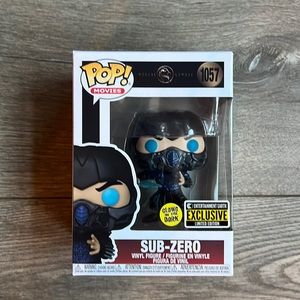 Funko Pop Movies Mortal Combat Sub-Zero #1057, Entertainment Earth Exclusive